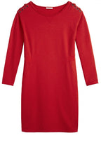 Red soft jersey Dress