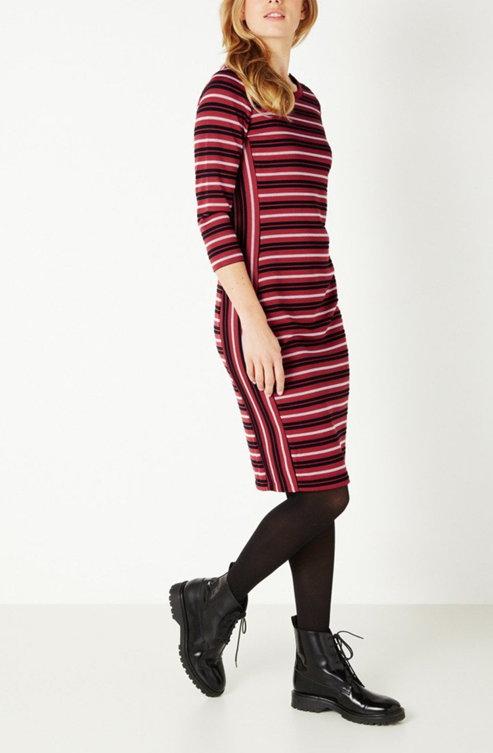 Red Striped Dress