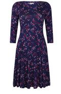 Rhodonite Jersey Skater Dress