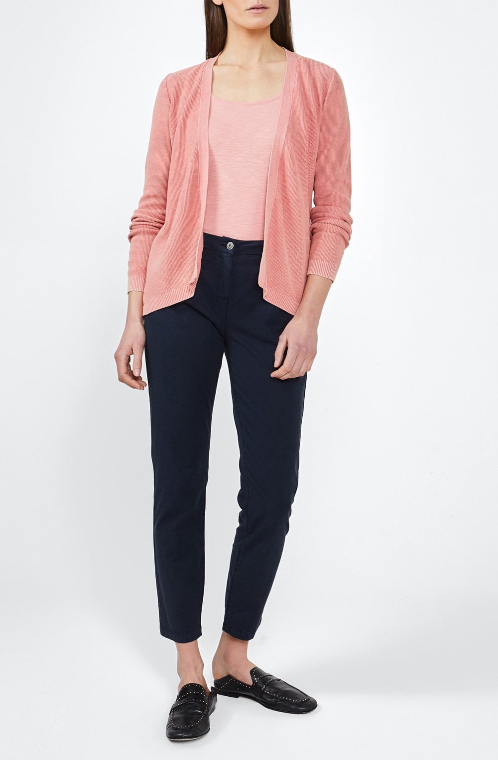 Rosette Knit Cardigan