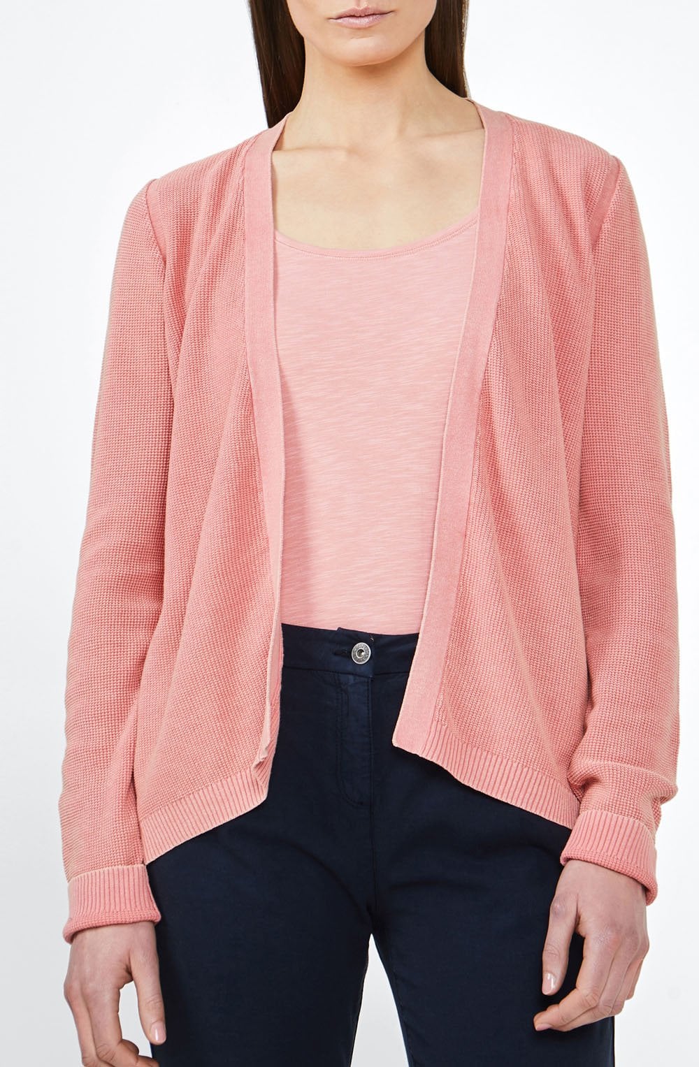 Rosette Knit Cardigan