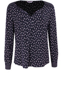 Sandwich print Blouse