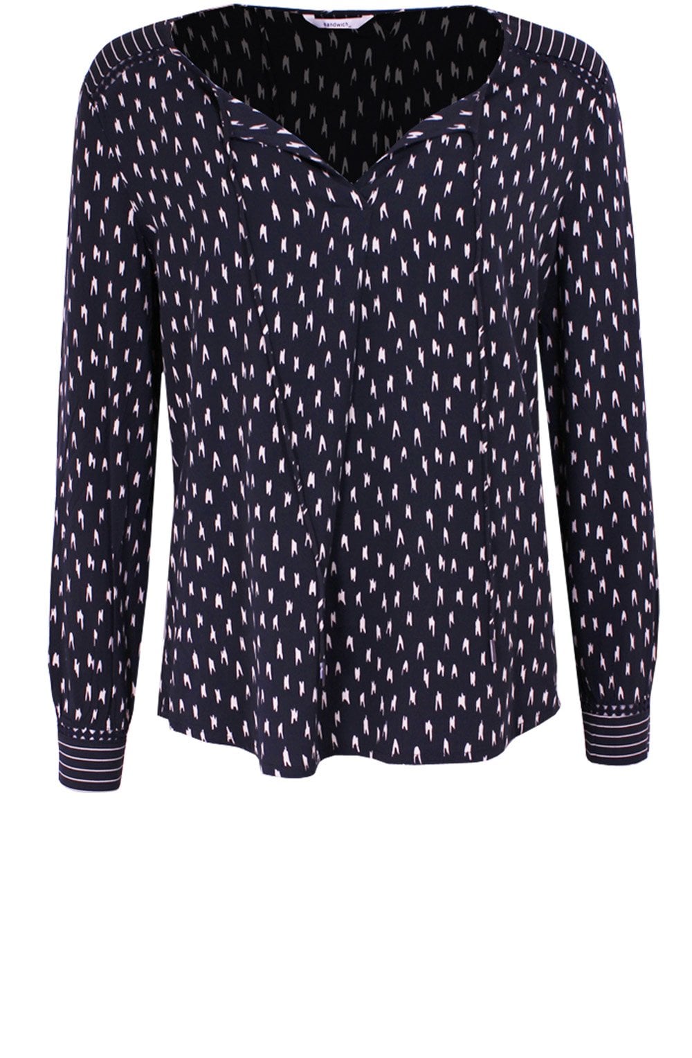 Sandwich print Blouse