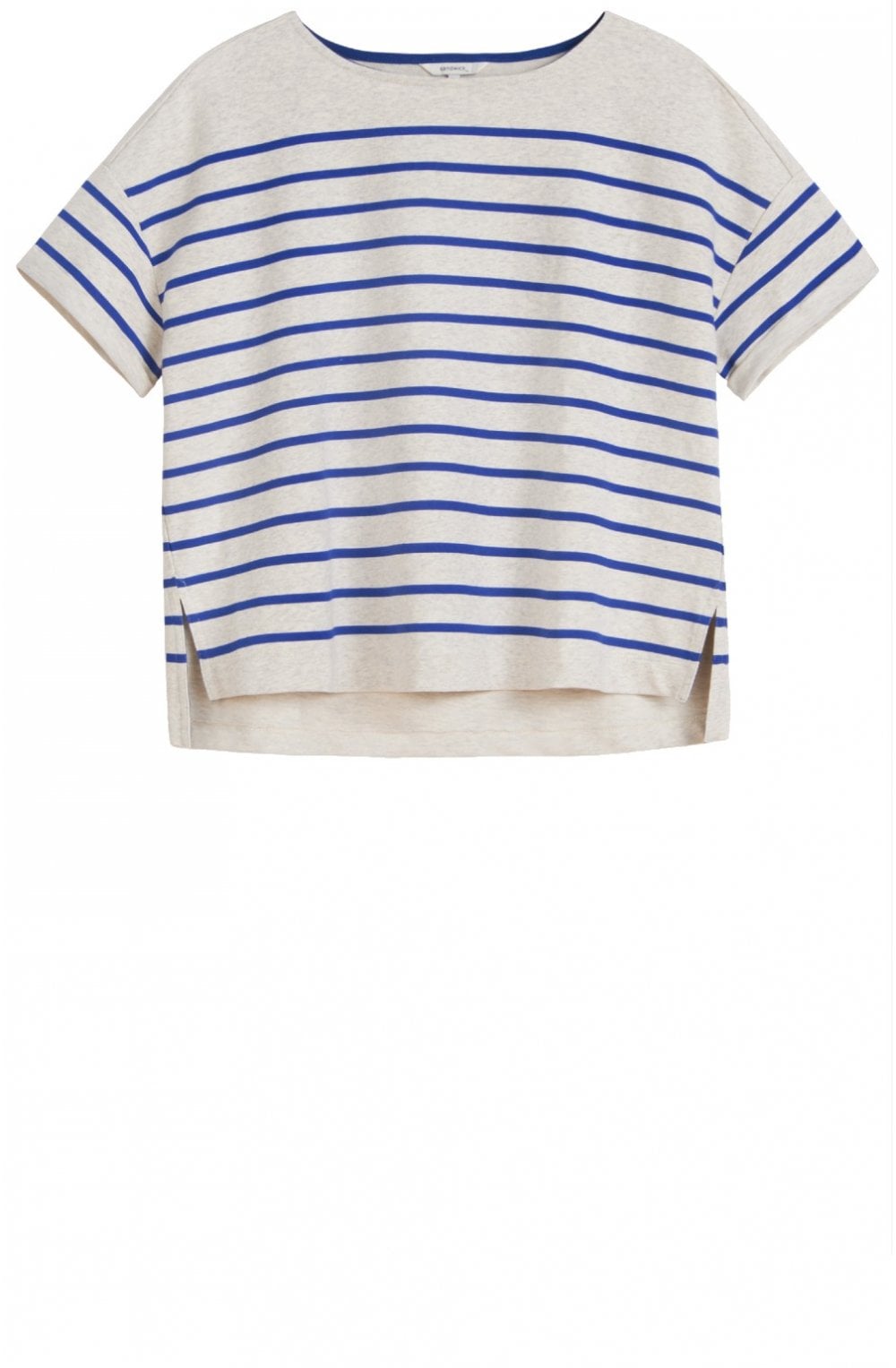 Signal Blue Striped Top