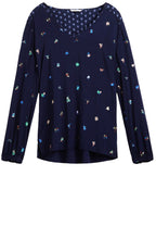 Silky Patterned Blouse
