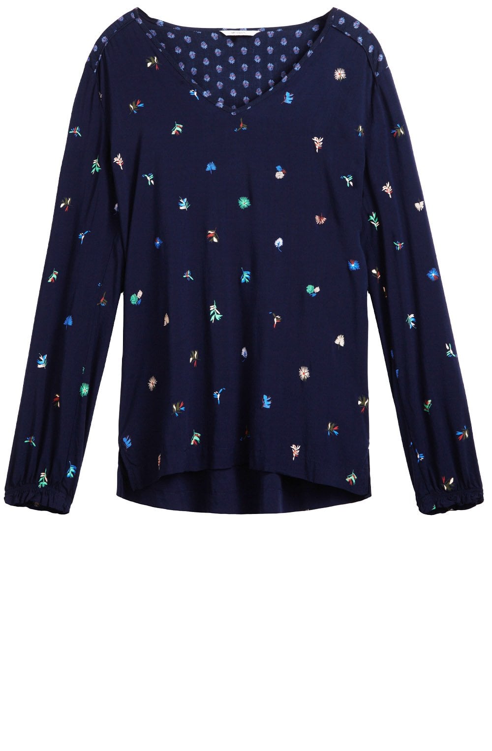 Silky Patterned Blouse