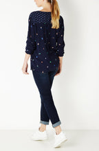 Silky Patterned Blouse