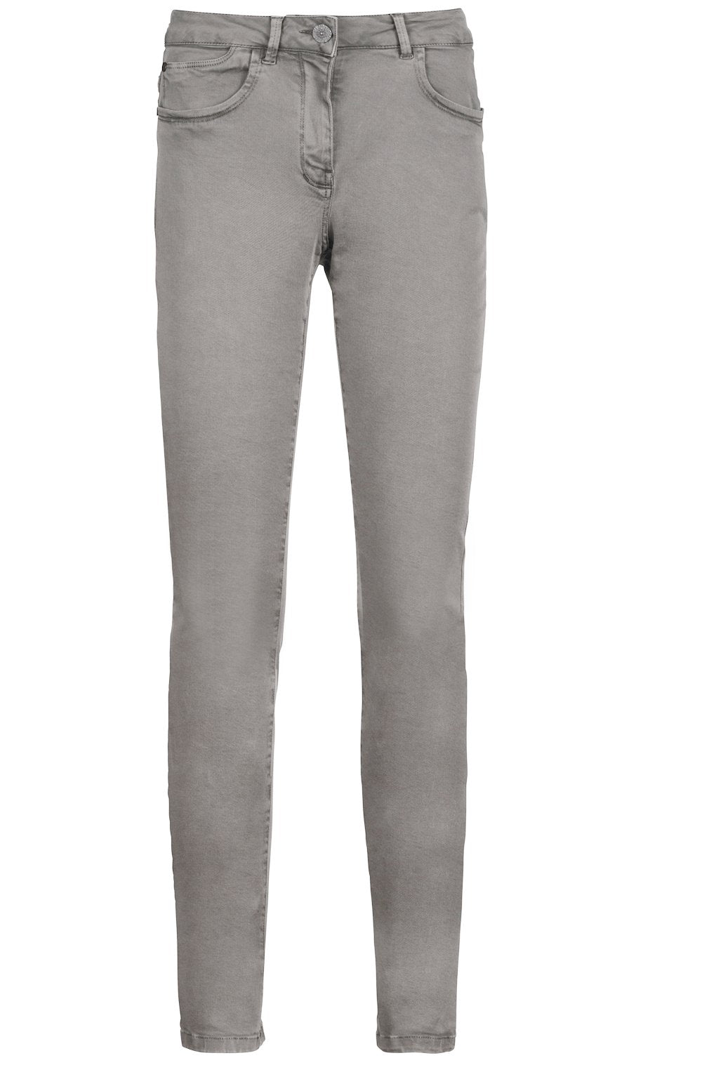 Slim fit cotton stretch jean Grey