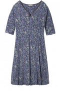 Snake Print Jersey Dress