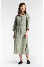 Soft Green Shirt Dress