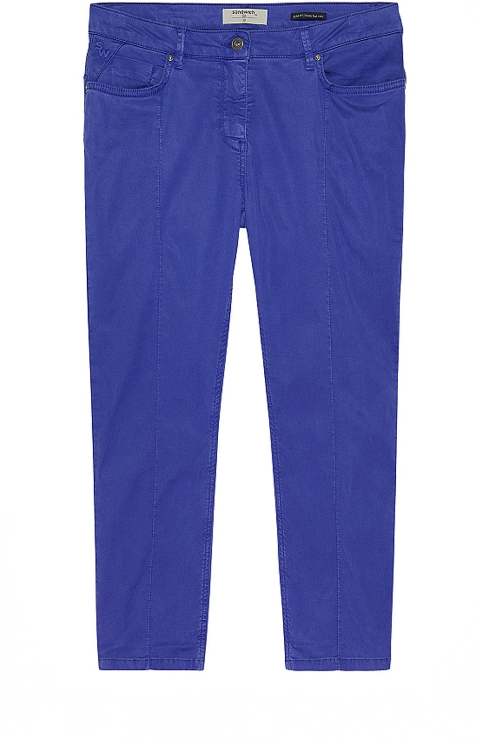 Spectrum Blue Cropped Trousers