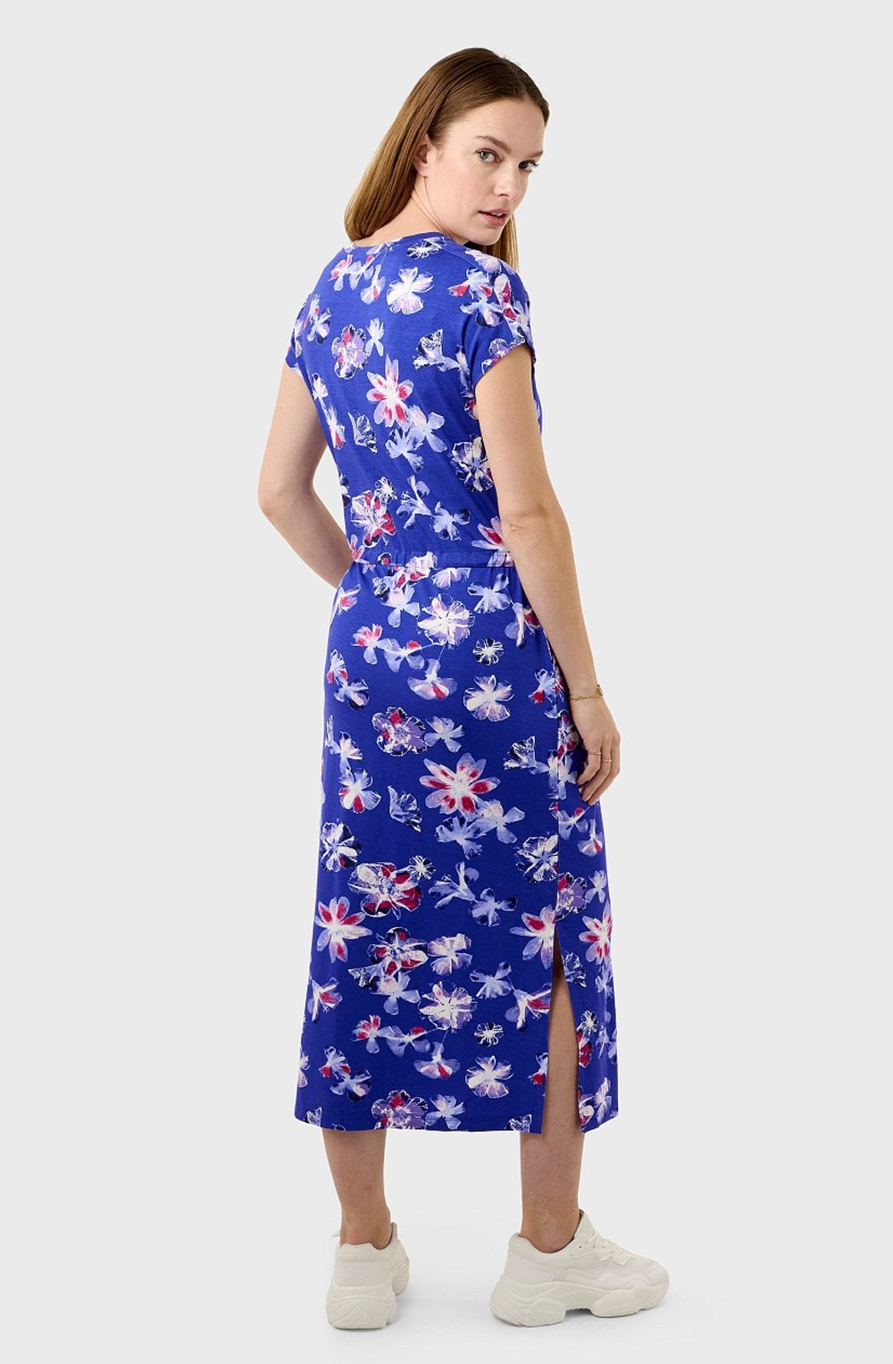 Spectrum Blue Floral Maxi Dress