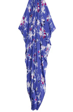 Spectrum Blue Floral Scarf
