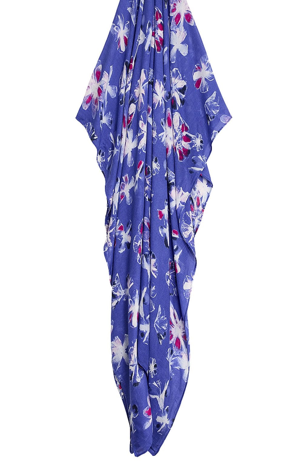 Spectrum Blue Floral Scarf