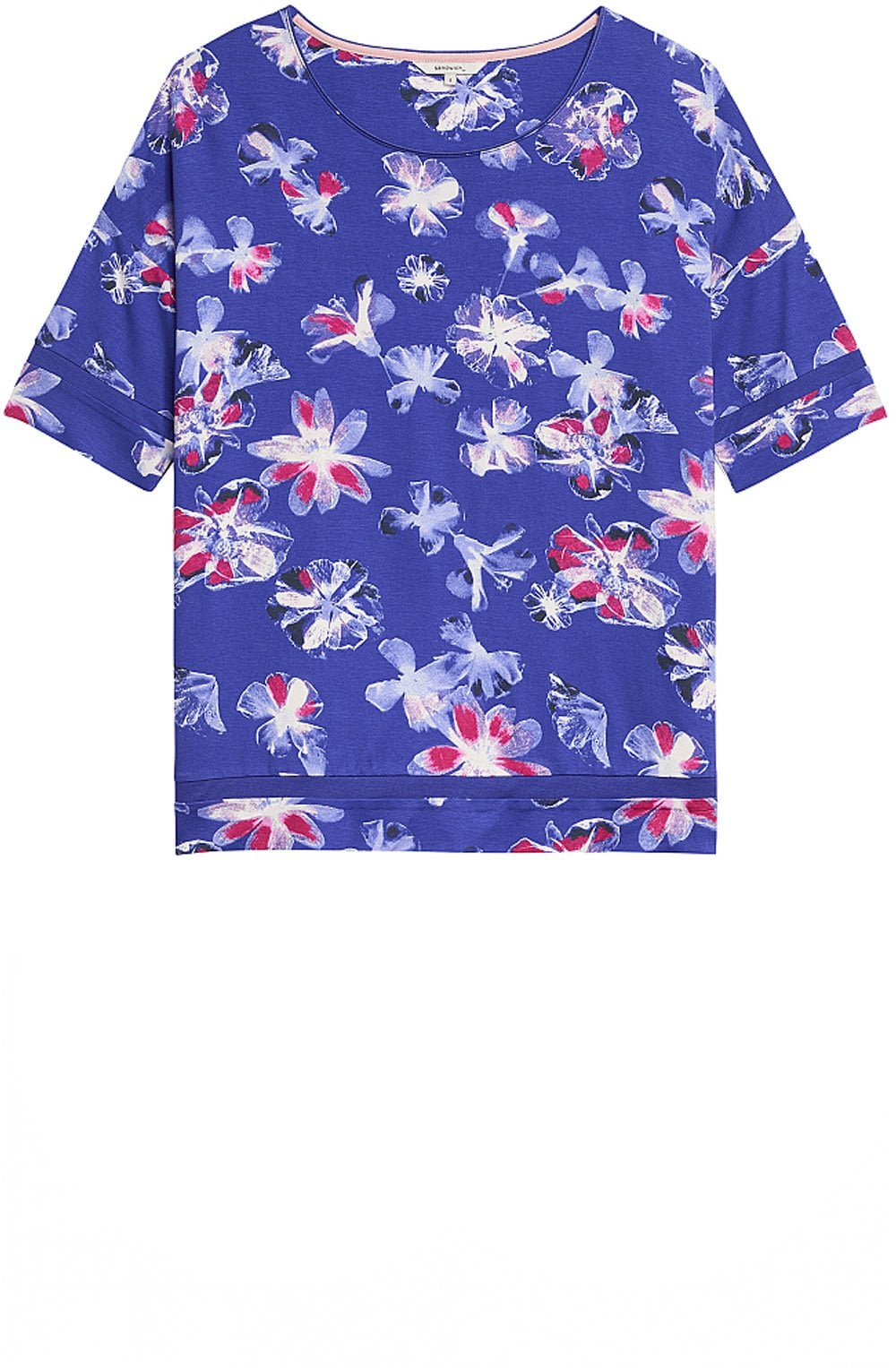 Spectrum Blue Floral T Shirt