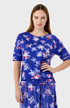 Spectrum Blue Floral T Shirt