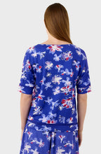 Spectrum Blue Floral T Shirt