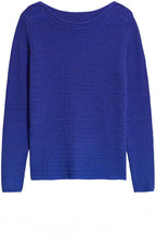 Spectrum Blue Woven Knit Jumper