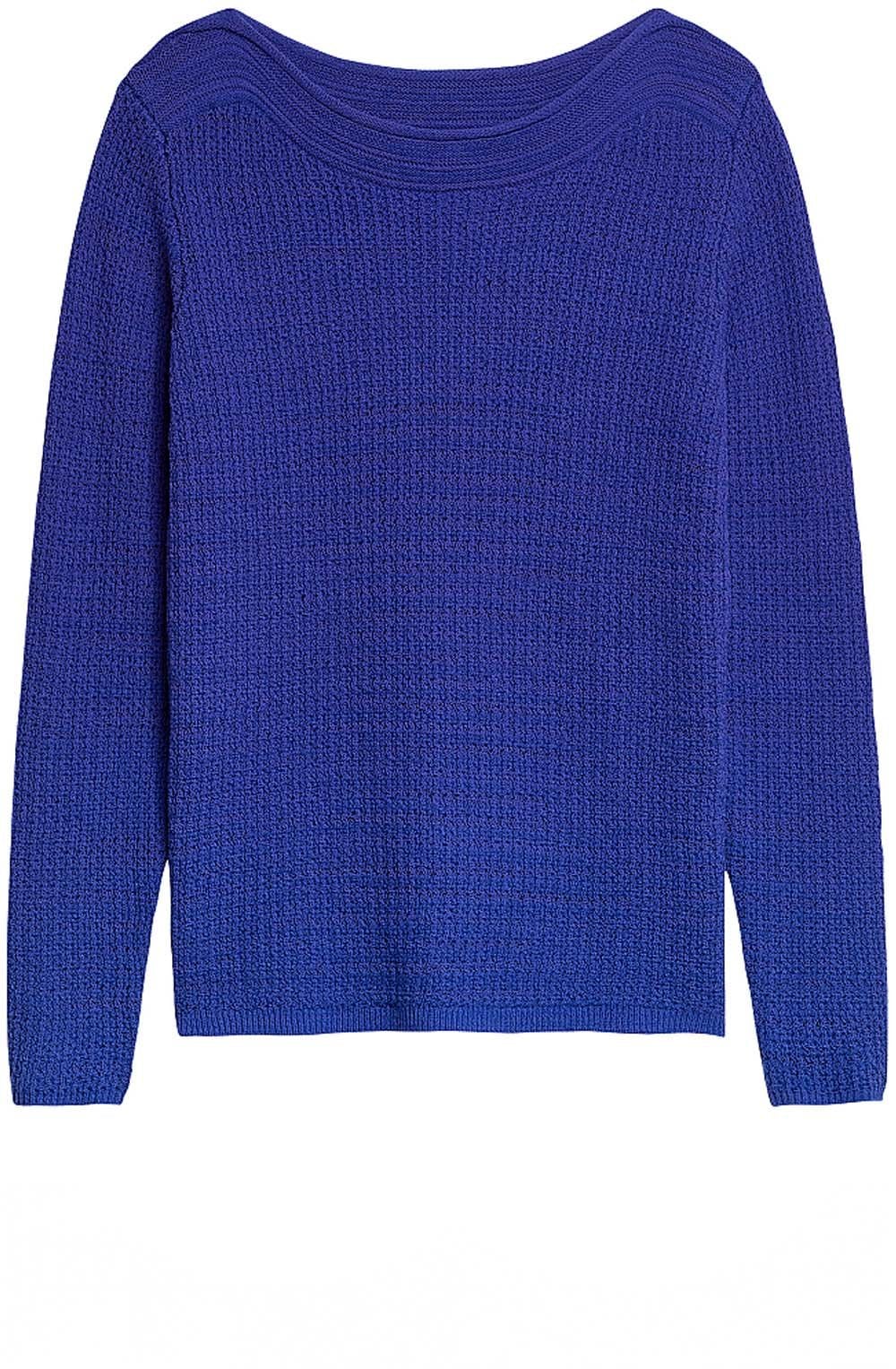 Spectrum Blue Woven Knit Jumper