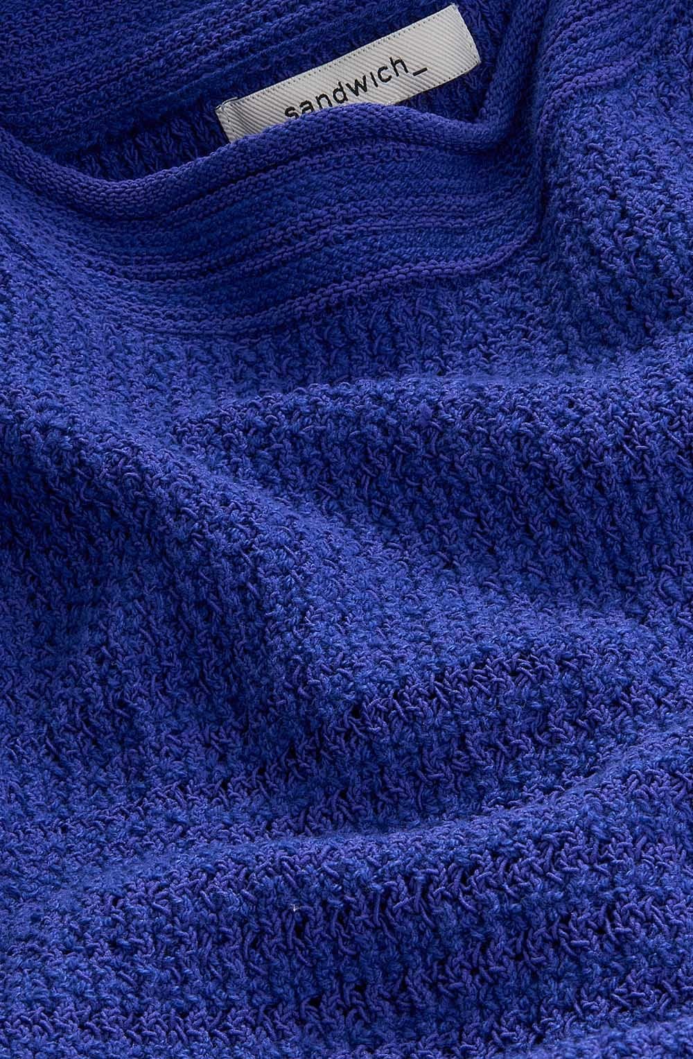 Spectrum Blue Woven Knit Jumper