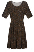 Spot Print Dress