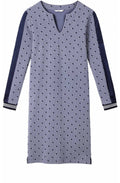 Spot Print Shift Dress