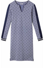 Spot Print Shift Dress