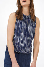 Spot Print Sleeveless Top