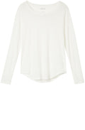 Spring White Long Sleeved Top