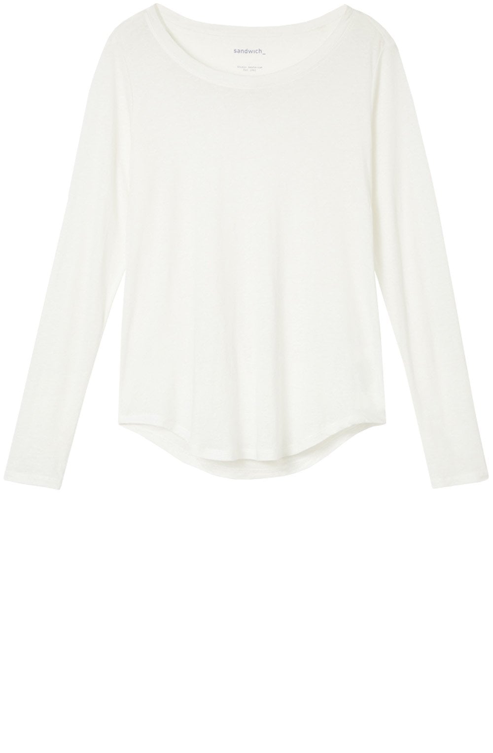 Spring White Long Sleeved Top