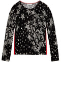 Star Print Cardigan