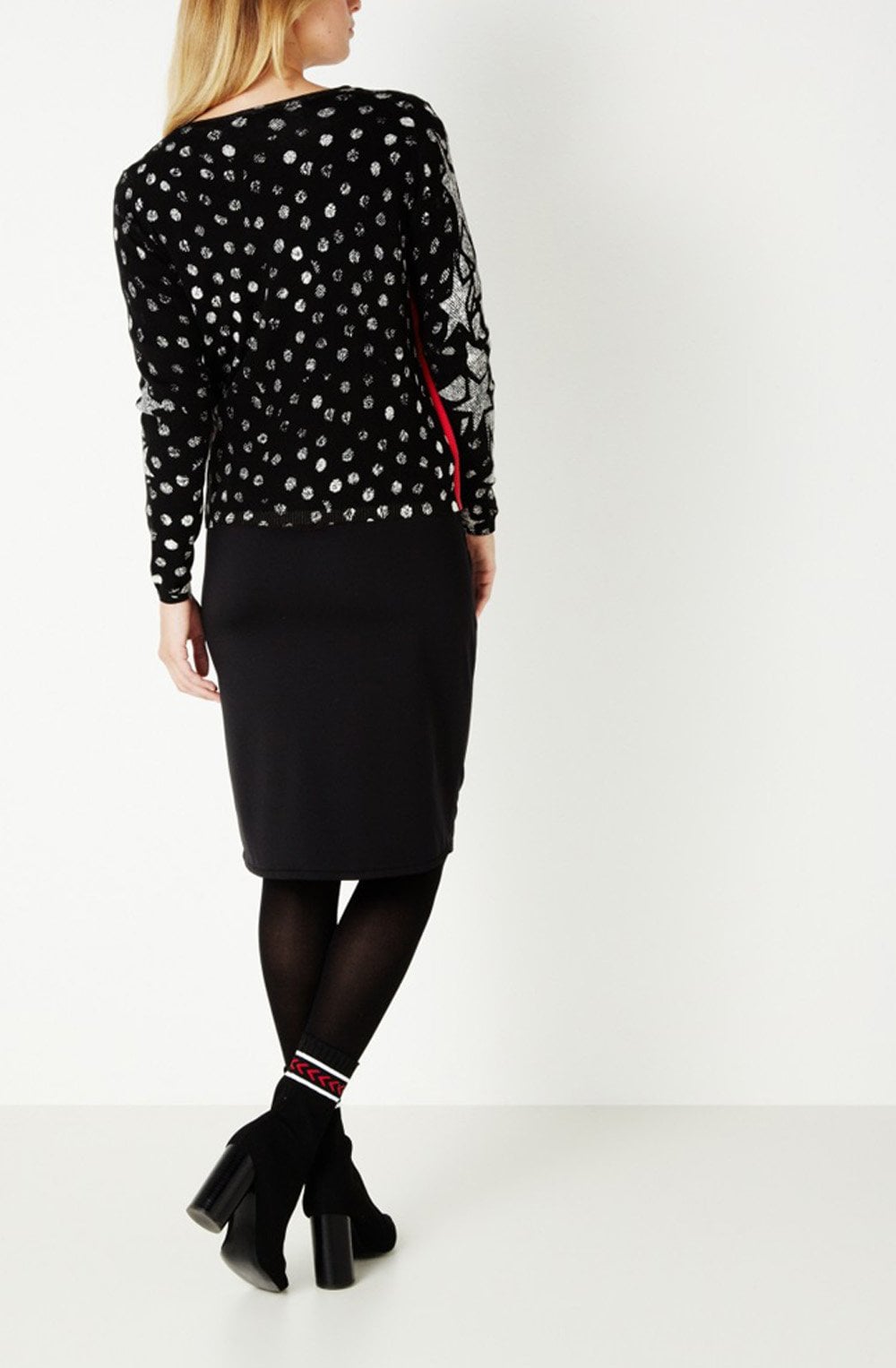 Star Print Cardigan