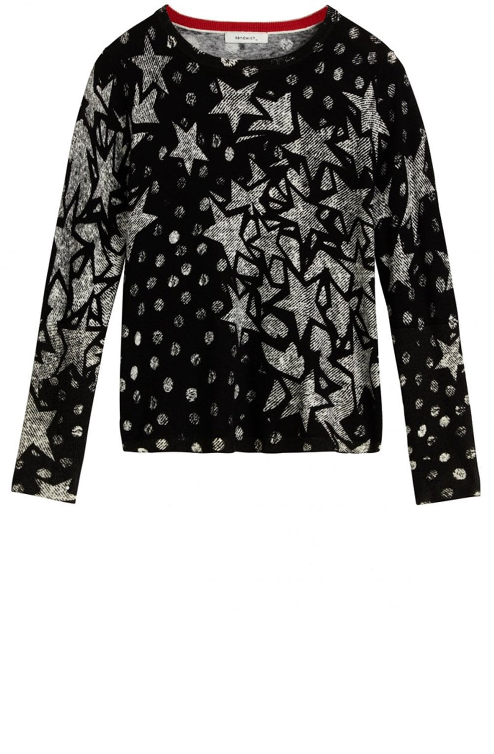 Star Print Sweater
