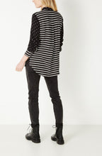 Stripe & Spot Print Blouse