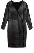 Striped black and grey Dress