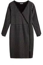 Striped black and grey Dress