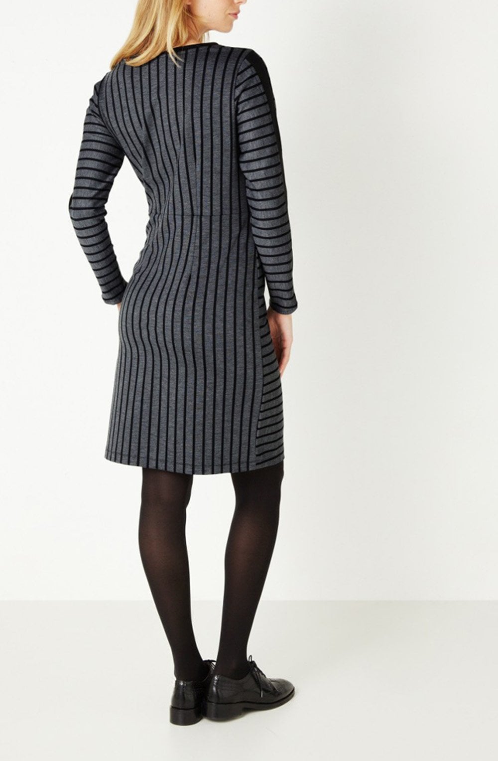 Striped black and grey Dress