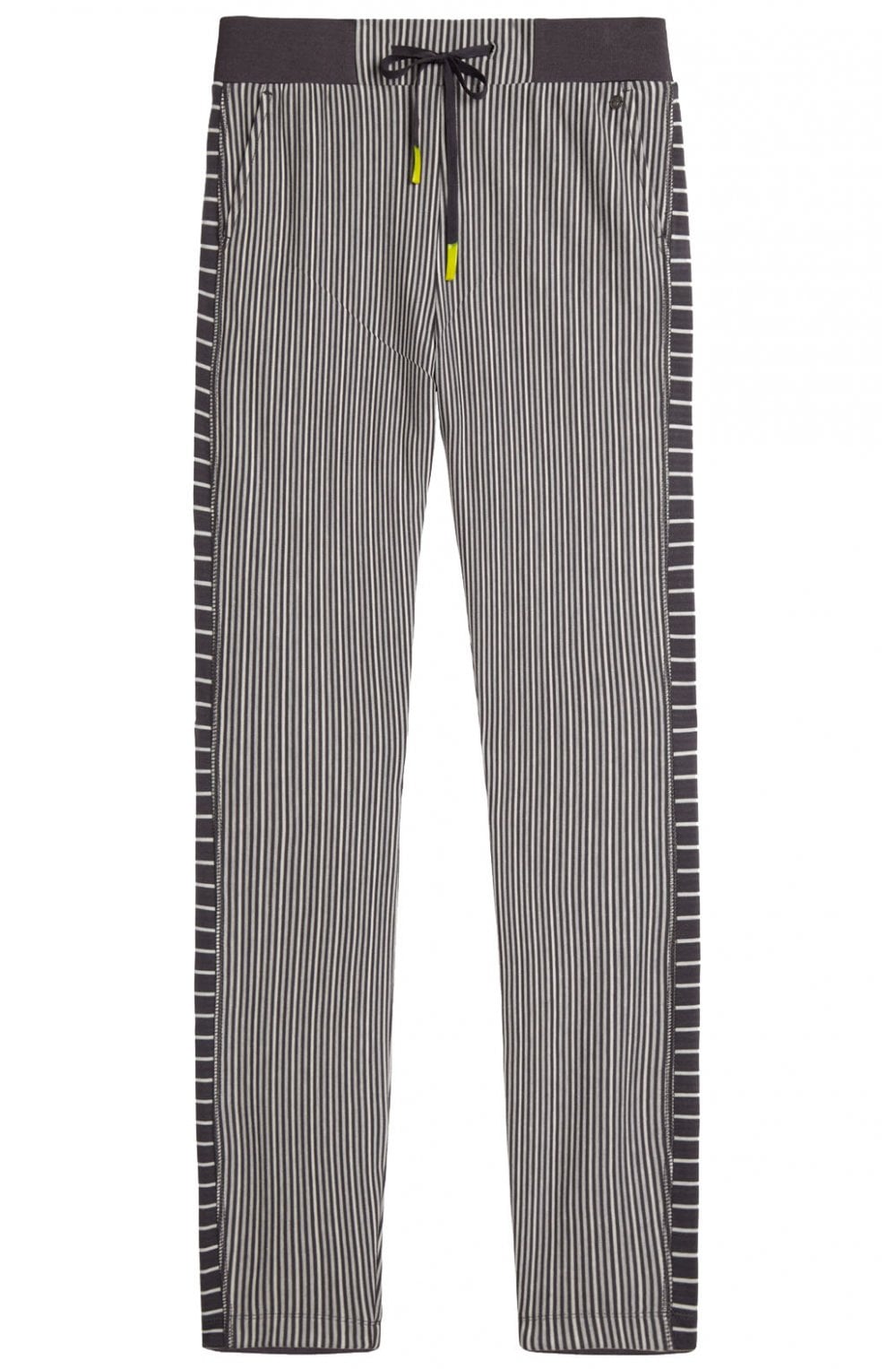 Striped Jersey Casual Fit Trousers