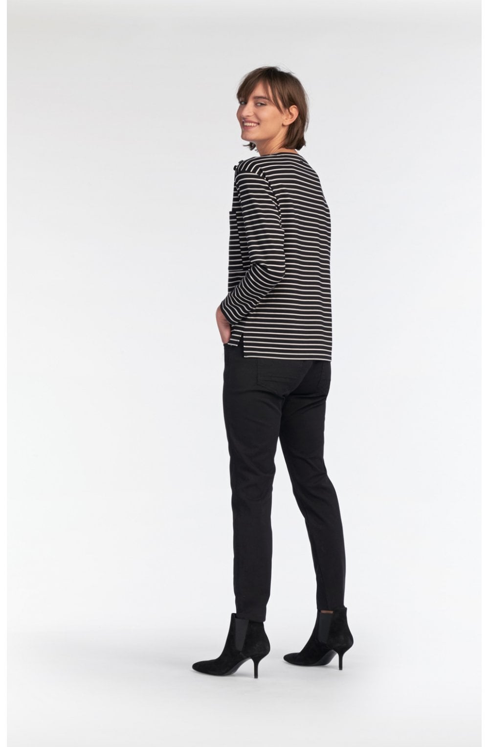 Striped Jersey Top