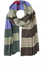 Striped Knit Scarf