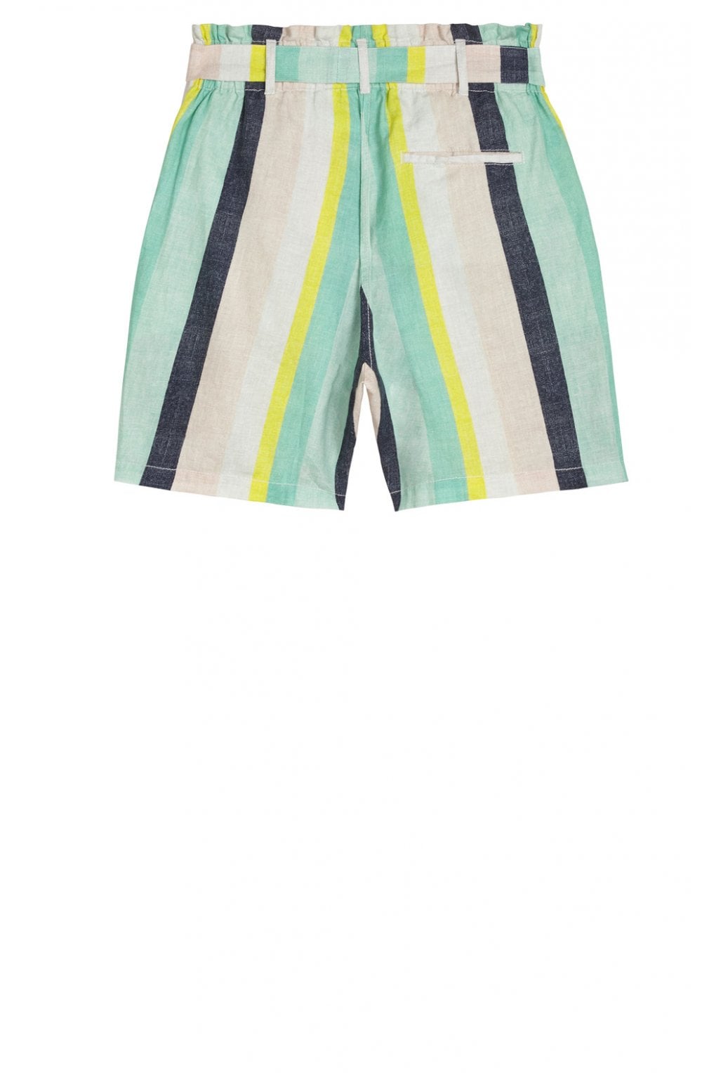 Striped Linen Shorts