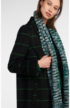 Striped Patterned Knit Scarf