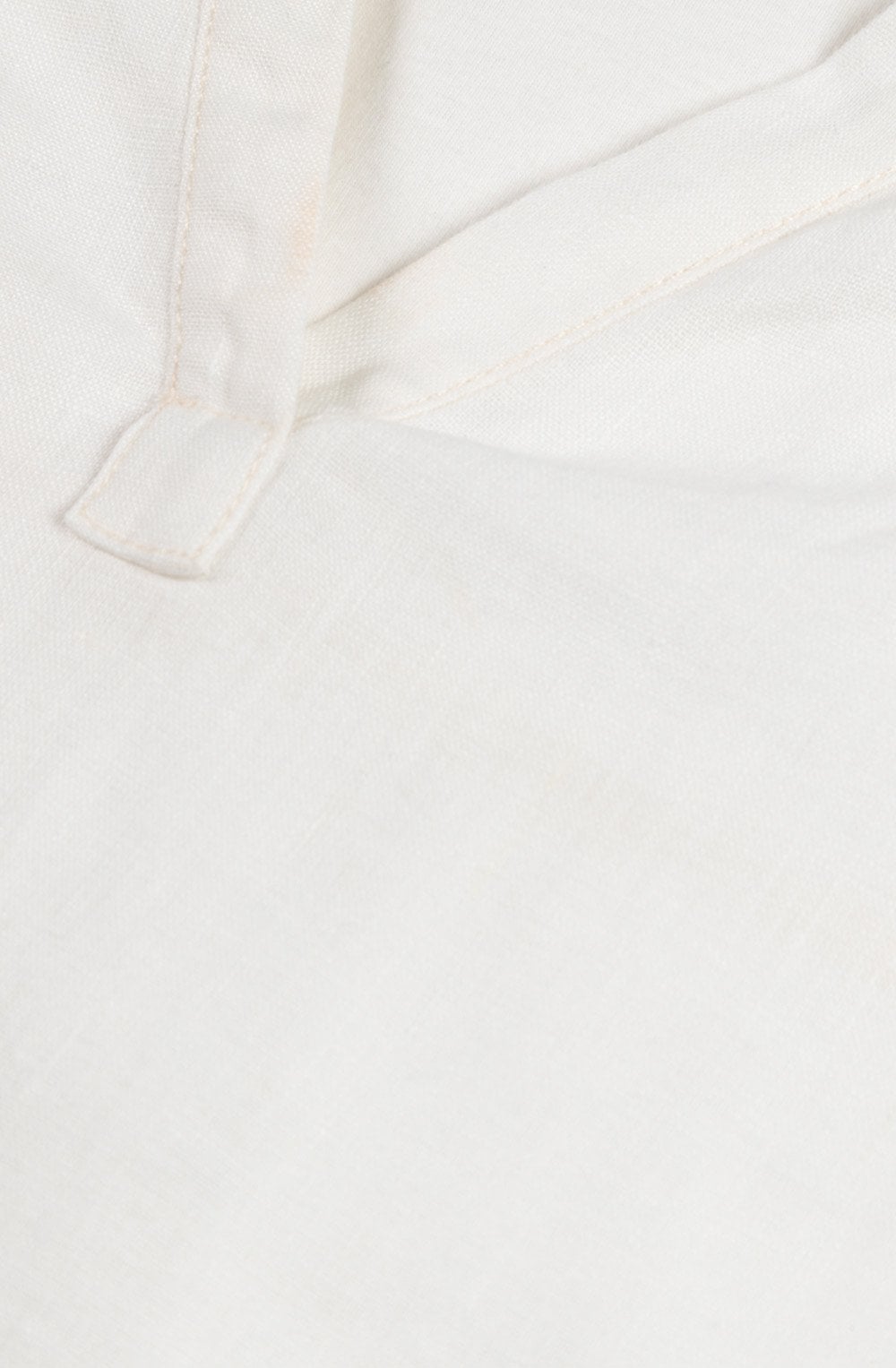 Sugar Swizzle Tie Detail Linen Top