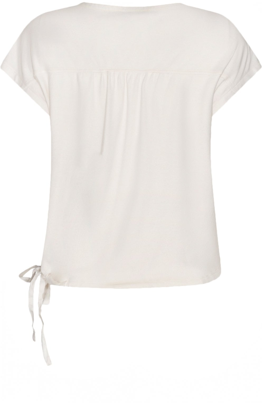 Sugar Swizzle Tie Detail Linen Top