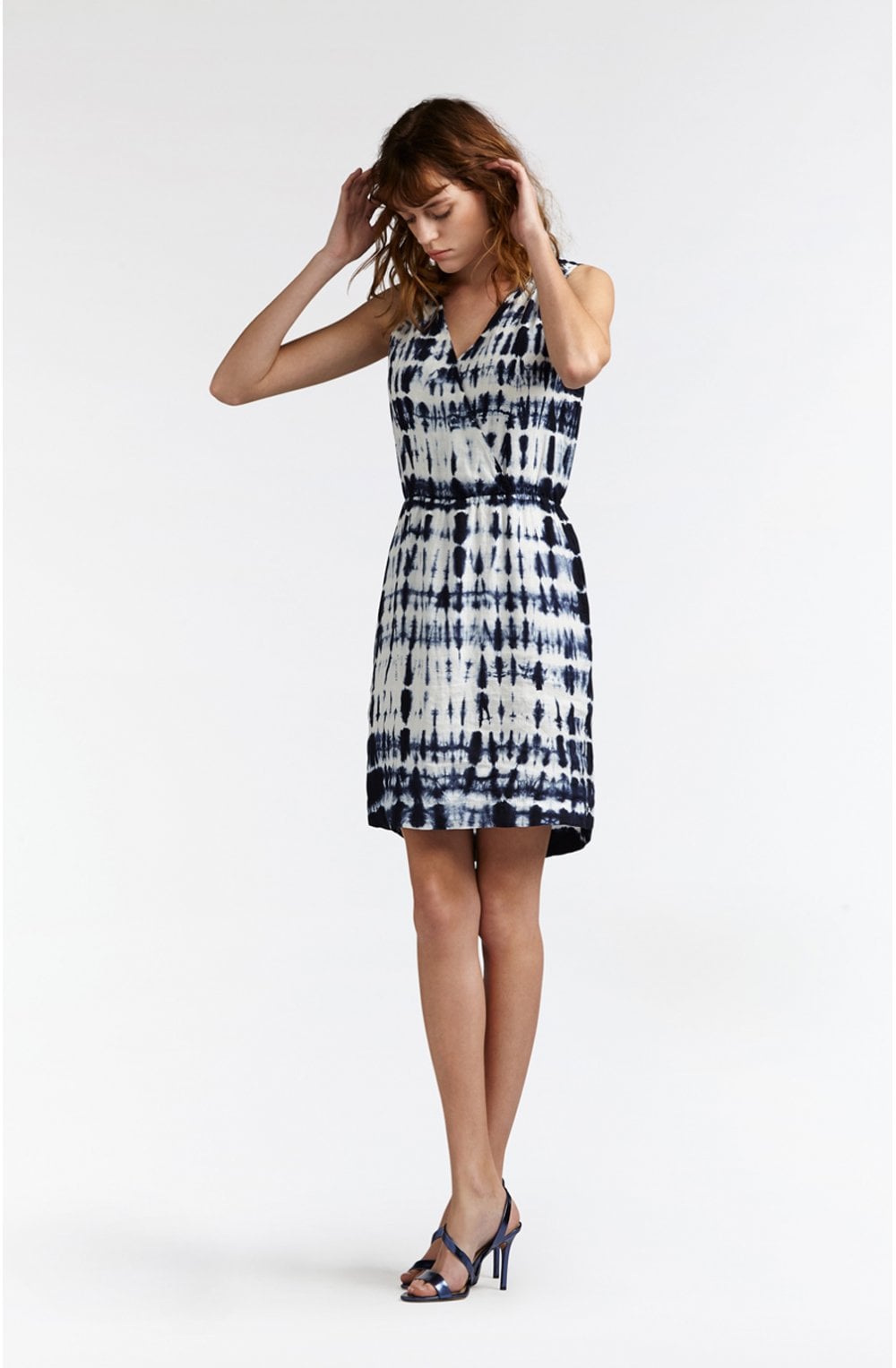 Tie Dye Linen Dress