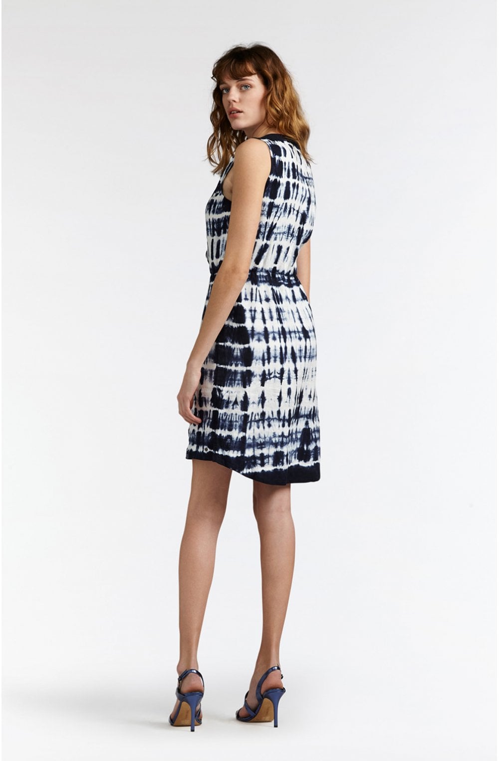 Tie Dye Linen Dress