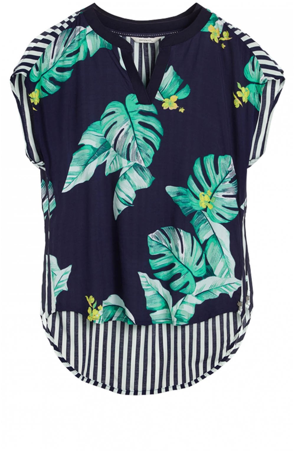 Tropical Print Blouse