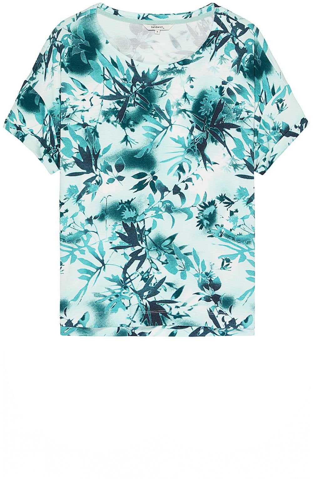 Tropical Print Jersey T Shirt
