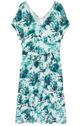 Tropical Print Maxi Dress