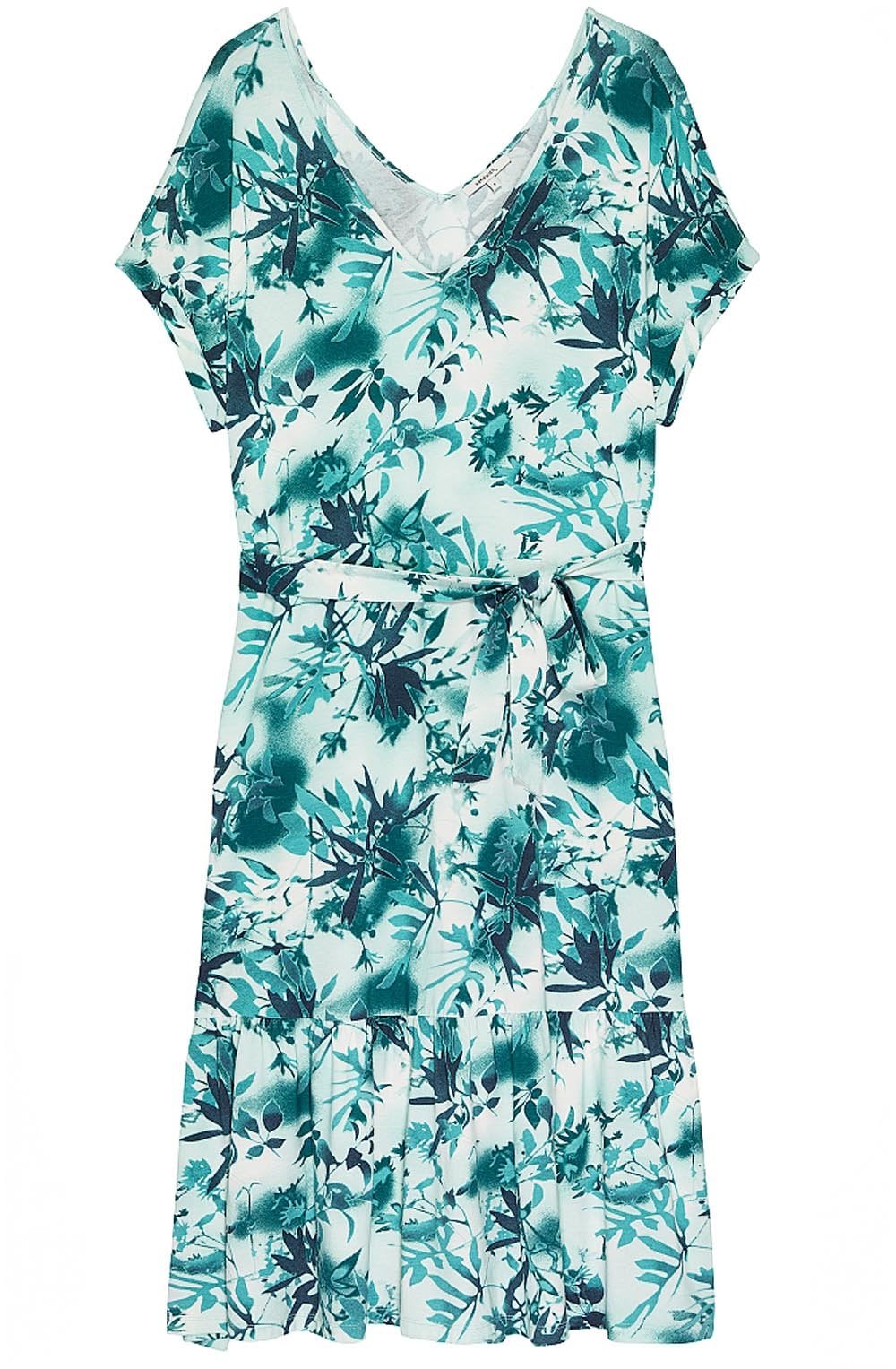 Tropical Print Maxi Dress
